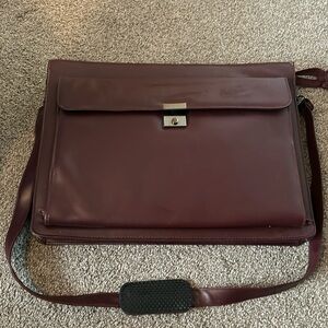 Burgundy Briefcase